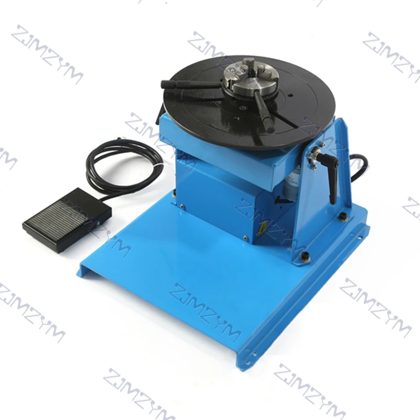 HD-10 Small Welding Turntable Welding Turntable Rotator Mini Welding Positioner Turntable Table With 65MM Chuck 220V/110V 10KG