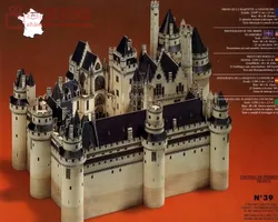 Piyefeng Castle Building 3D Paper Model DIY Manual