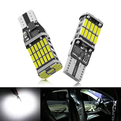 10 bombillas LED T10 W5W Canbus sin error 4014 24/26SMD azul hielo verde lámparas de ancho automático lámpara de lectura luces de techo interiores blanco rojo ámbar 6000K 12V