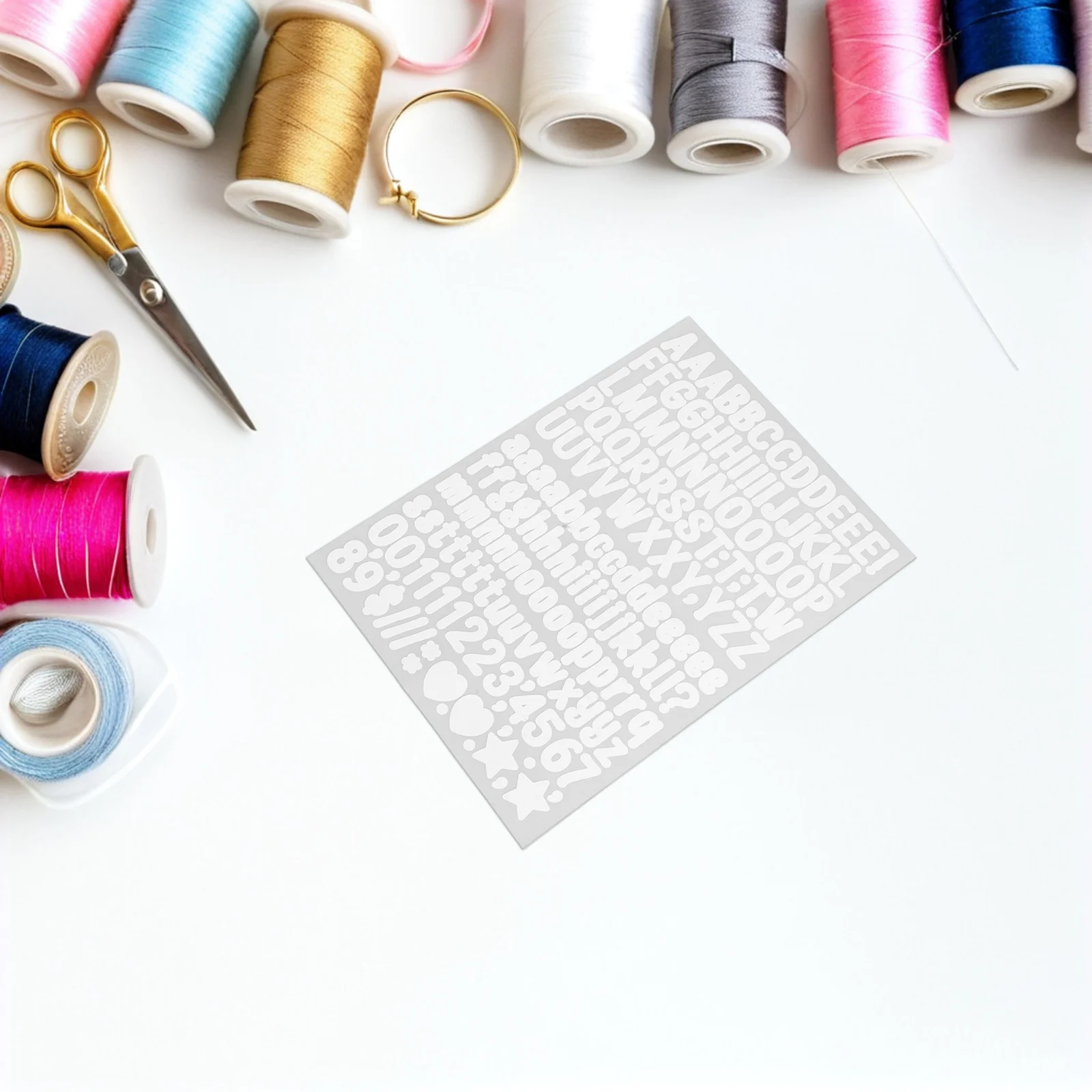 

Sticker Letters for Scrapbooking Washable Self Adhesive Alphabet Patches for T-Shirts and Kids Clothing Labels