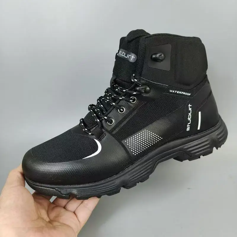 Men's Autumn/Winter Golf Shoes High-Top Waterproof Walking Shoes Comfortable, Versatile, Stylish and Durable Sports Shoes