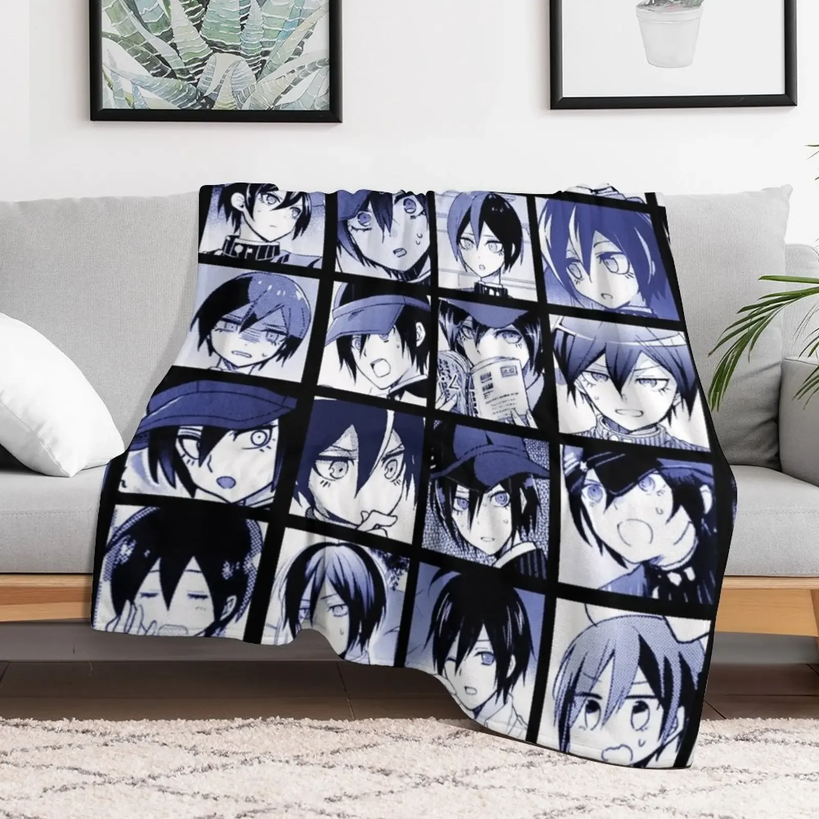 Shuichi Manga Collection (Colored) Throw Blanket anime Bed covers Designers Blankets