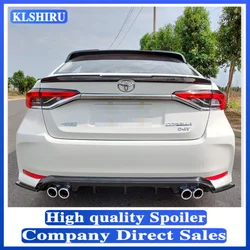 FOR NEW Toyota Corolla 2019 2020 2021 2022 High Quality REAL ABS CARBON FIBER LOOK REAR TAIL WING TRUNK LIP SPOILER