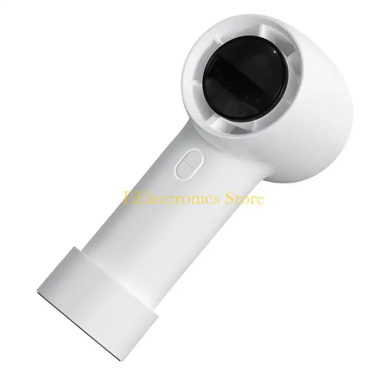 B03C Handheld Fan 3000mAh Battery Rechargeable Digital Display Fan Powerful Small Fan Convenient Cooling