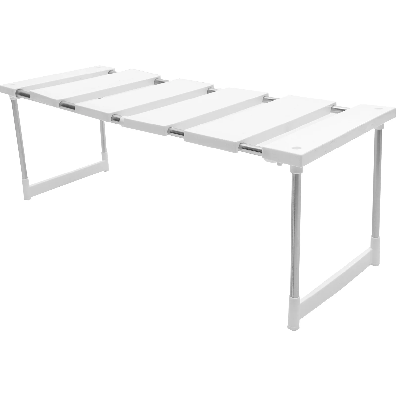 

Telescopic Kitchen Rack Storage Expandable Sink Shelf Multipurpose Under Drawer Metal Stand Countertop Oven Microwave Holder