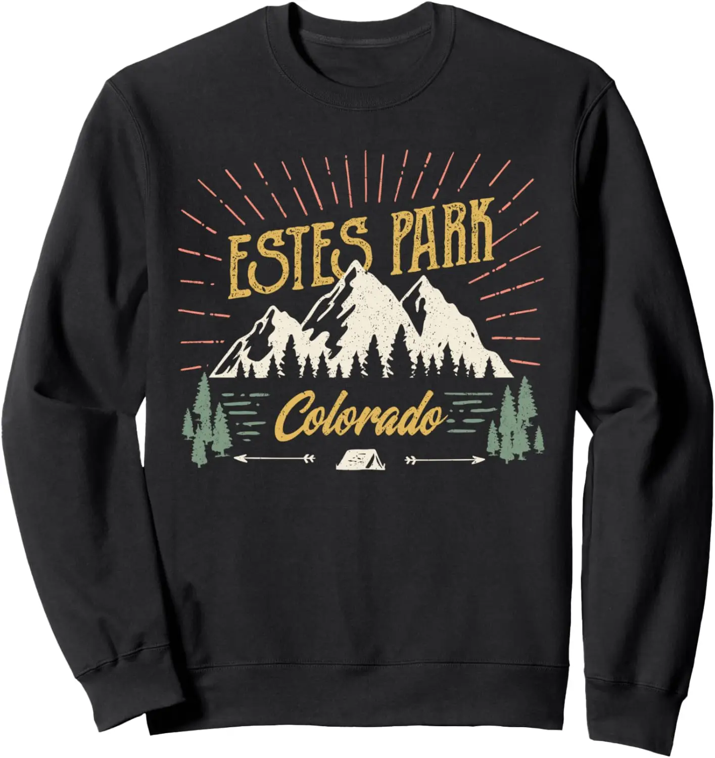 Estes Park Colorado Vintage Mountains Sweatshirt