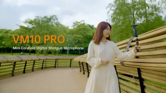 【Do Brasil】Comica VM10 PRO On-Camera Shotgun Microphone for Android iPhone Smartphones DSLR Camera Gopro DJI Action 3