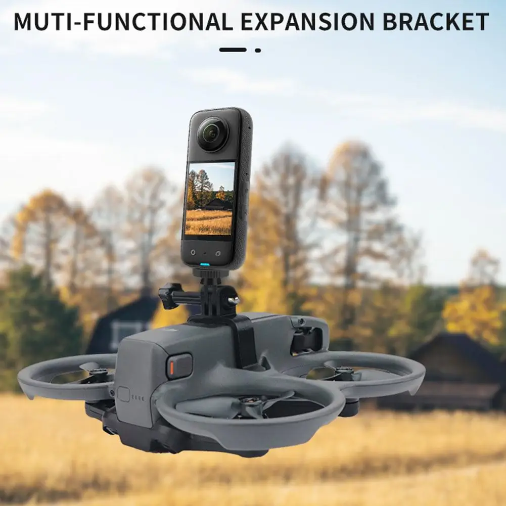 

for dji Avata 2 Extension Bracket For Insta360 Action Camera Mounting Fixing Adapter Holder for dji Avata2 Drone C1w0