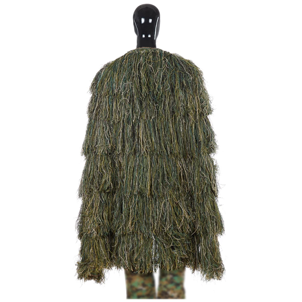 Imagem -04 - Leve Tactical Sniper Ghillie Top para Airsoft Paintball Poncho Suit Woodland