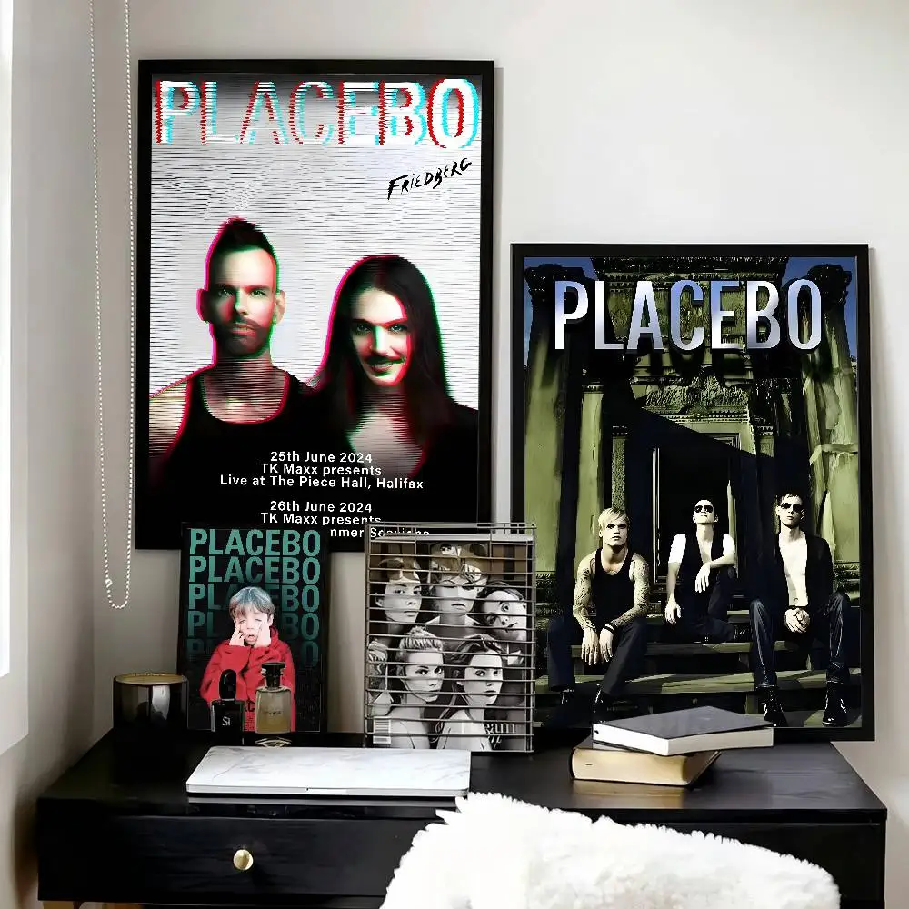 Placebo Whitepaper   Poster and Prints Wall Art Pictures for Modern Bedroom Game Room Home Decor