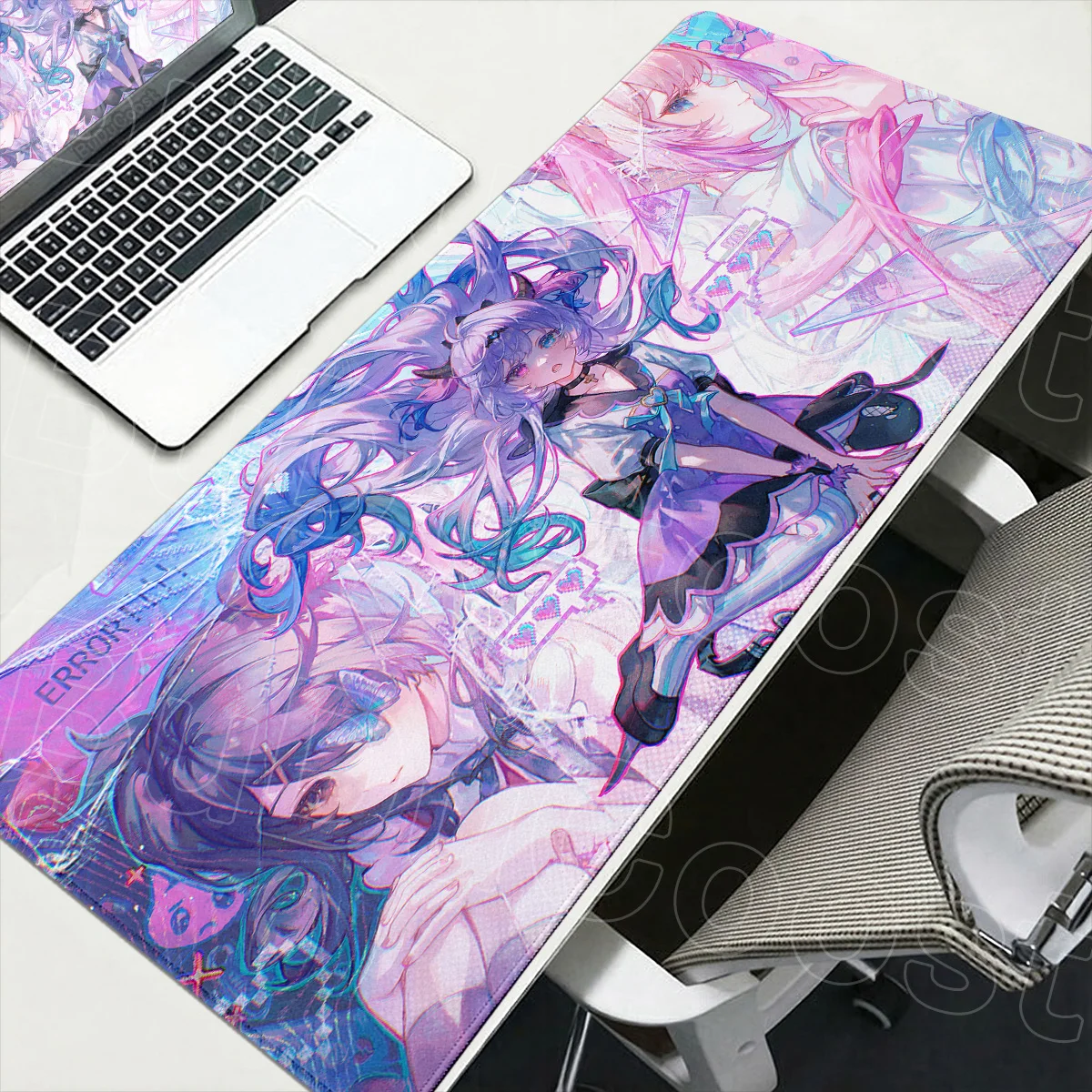 

Large Computer Speed Gamer Keyboard Pad 900x400mm Needy Girl Overdose Gaming Cartoon Desk Pad XXL Rubber Anti-slip Write Cushion