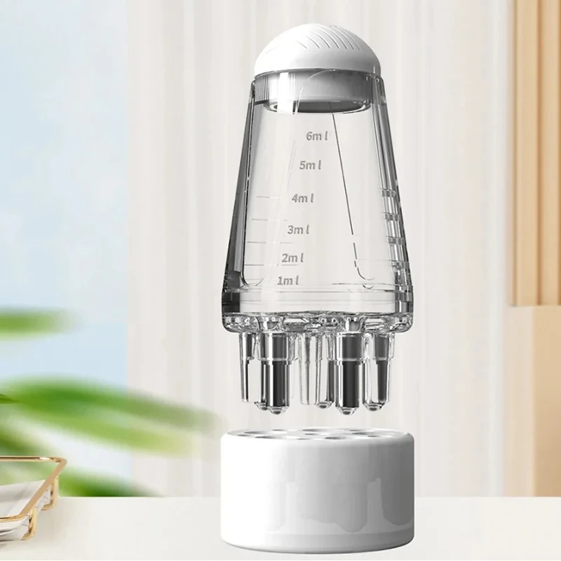 

6 мл мини портативная жидкая массажная медицинская сыворотка масло для кожи головы питательная расческа расческа аппликатор для волос рост волос корни волос