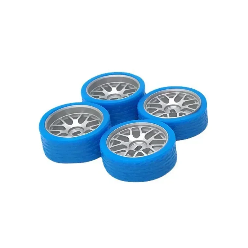 4Pcs Metal Wheel Rim Wheel Hub for Wltoys 284131 K969 K989 K999 P929 Mini-Z Mini-Q Mini-D 1/28 RC Car Upgrade Parts