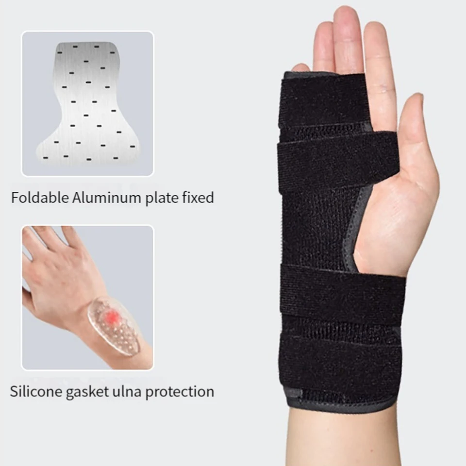 1PC Pinky Finger Splint Hand Brace for Boxer Fractures, Broken Ring, Little Finger Cast, Trigger Finger Immobilizer Straightener