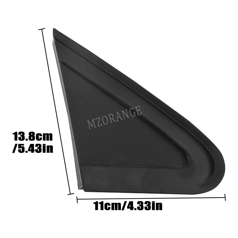 Side Rearview Mirror Cover for VW Polo 9N MK4 2005 2006 2007 2008 2009 2010 Hatchback Triangle Door Wing Mirror Cars Accessories