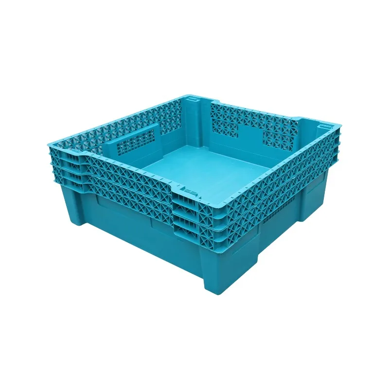 Прочный пластиковый контейнер для разведения насекомых 1100x1100x350 мм для культивирования личинок черной львинки, опарыша и мучного червя