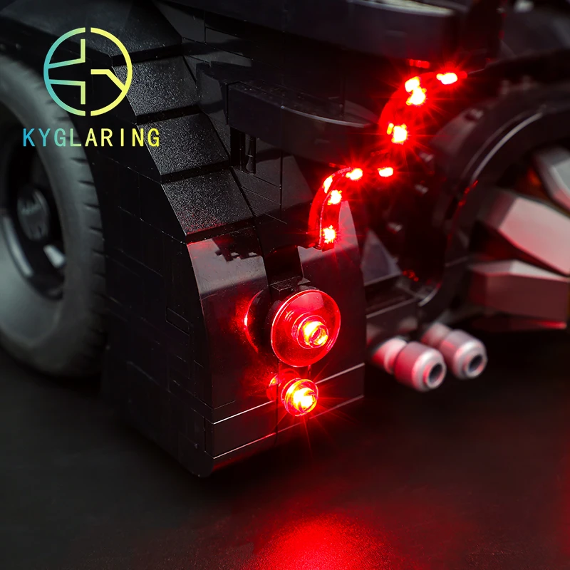 Kyglaring Led Lighting Set DIY Toys For 76139 1989 Batmobile Car  DIY Toys Set (not include the blocks set )