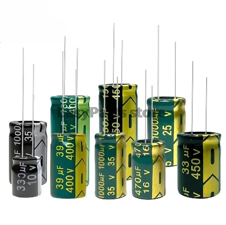 DIP 400V 1UF 2.2UF 4.7UF 6.8UF 10UF 15UF 22UF 33UF 47UF 68UF 82UF 100UF 150UF 220UFHigh Frequency  Aluminum Capacitor