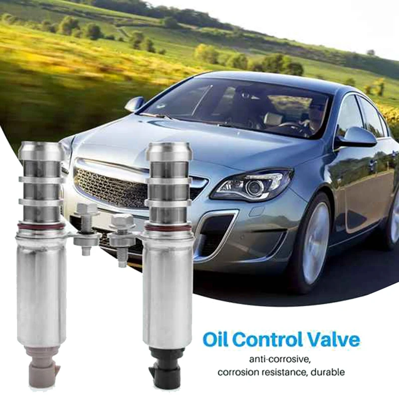 

12655420 12655421 Intake & Exhaust VVT Control Valve Kit For GM Chevy Buick Camshaft Position Solenoid Valve Actuator