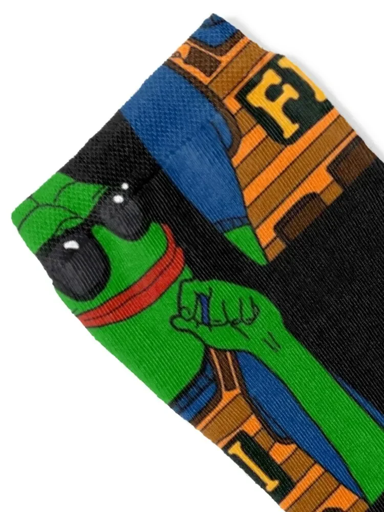 Rare FBI Agent Pepe Socks new in's cotton Christmas anti slip football Socks For Men Women's