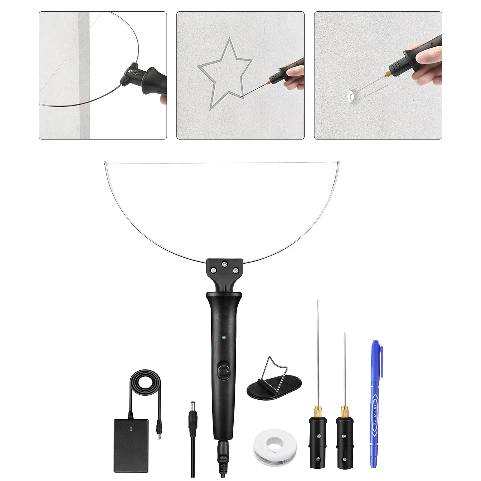 

Резак для пенопласта с горячей проволокой, ручка для маркировки пенопласта, пена EVA, 18 Вт, электрический резак для пенопласта