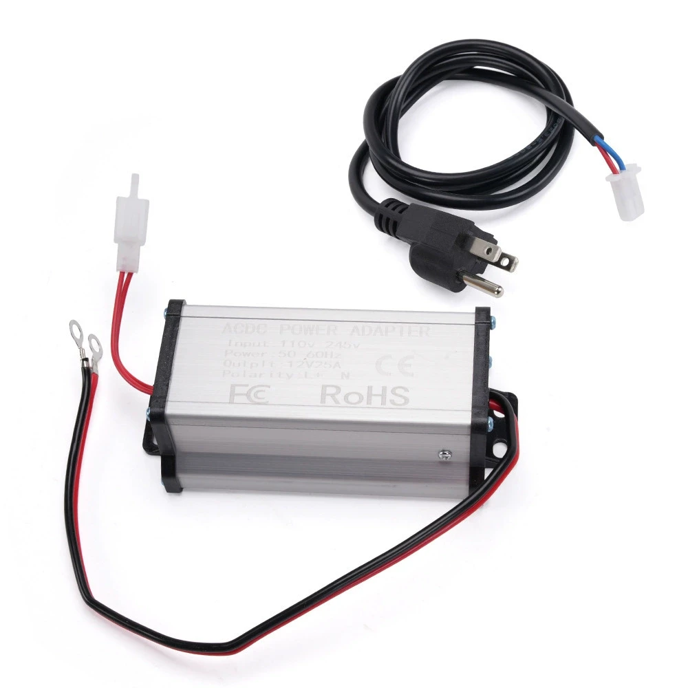 

Parking Heater Adapter Power Cord – US 12V 25A, AC110V-245V to DC12V, for Diesel Air Heater, Replacement Part