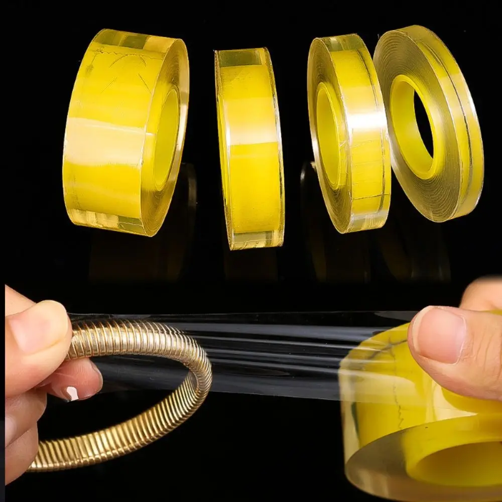 1Roll PVC Jewelry Protective Film Clear Anti-Static Film Bracelet Earrings Ring Jewelry Watches Adsorption Sealing Film Tape