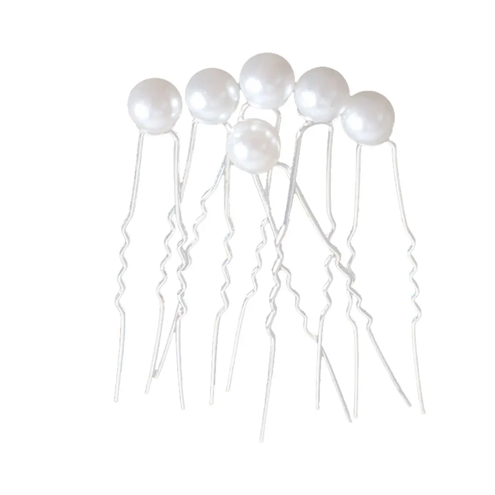 

20 Pcs Pearl Hairpin Accessories Stick Women Clip Wedding Dress Bride Ornament Fashion
