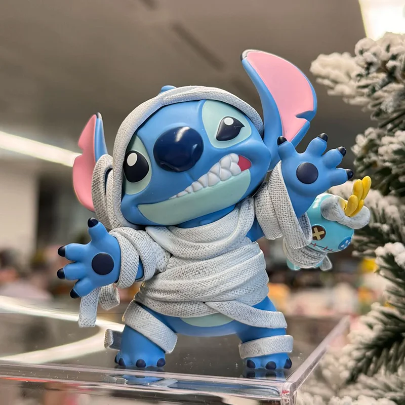 Disney stitch maluco diário série caixa cega anime figura criativa boneca ponto coleção modelo kawaii figura de ação brinquedo surpresa