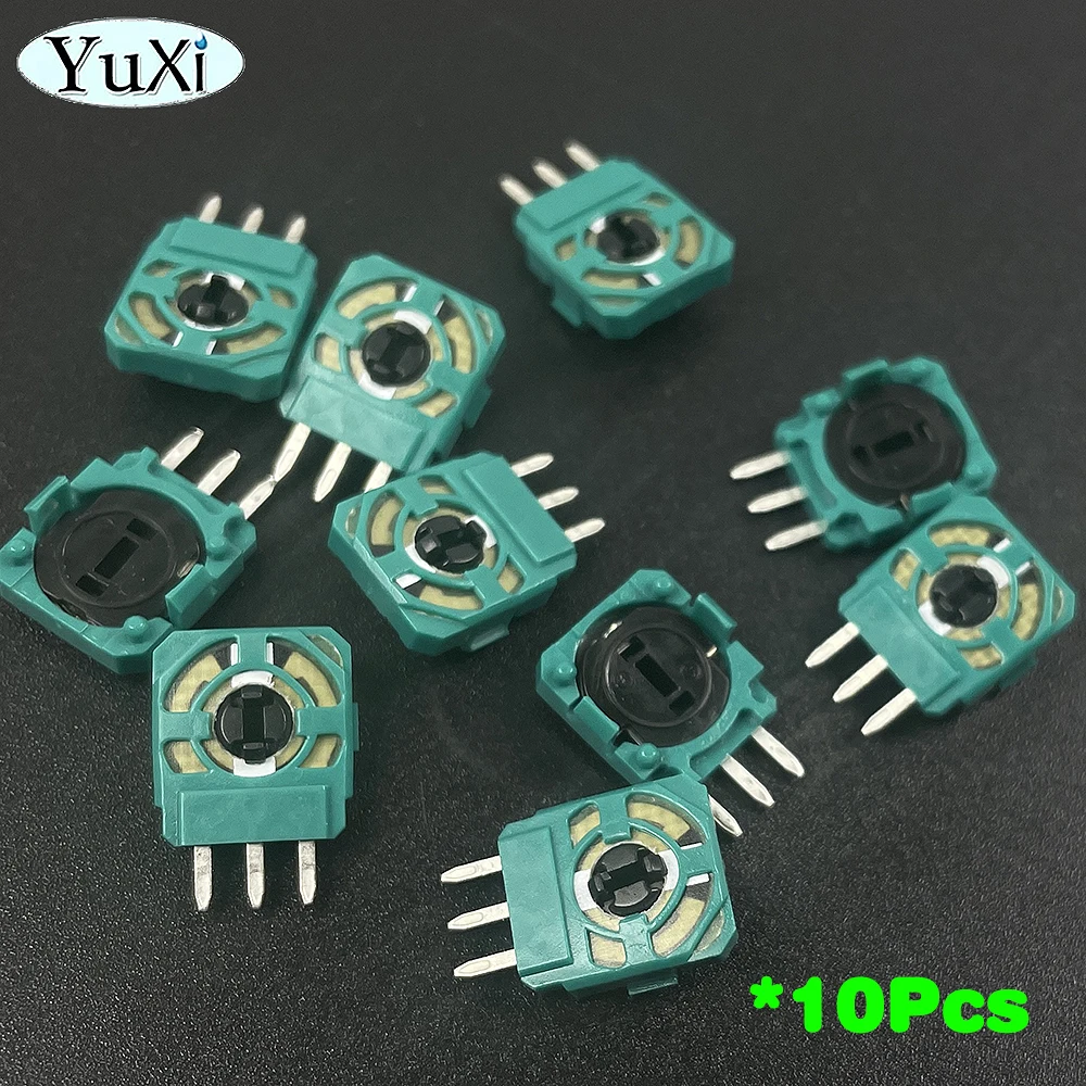 10Pcs 3D Analog Micro Switch Sensor For PS5 PS4 Original OEM Mini Thumbstick Switch Axis Resistors For PlayStation 4 Controller