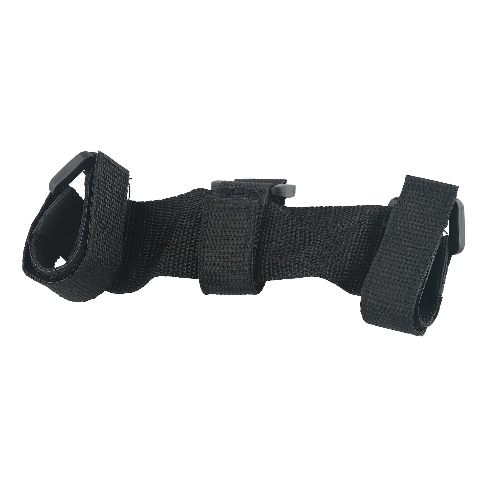 Black Skate Braces Hand Carry Strap, Firm Loop Fastening, Strong Hook Travel, Canvas e ABS, Outdoor, Alta Qualidade