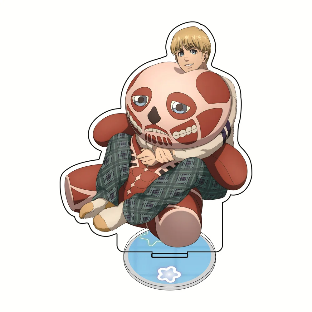 أنيمي هجوم على تيتان 15 سنتيمتر الاكريليك حامل إرين ييغر منضدية الزينة اكسسوارات ديكور الهدايا منتجات رائعة #5