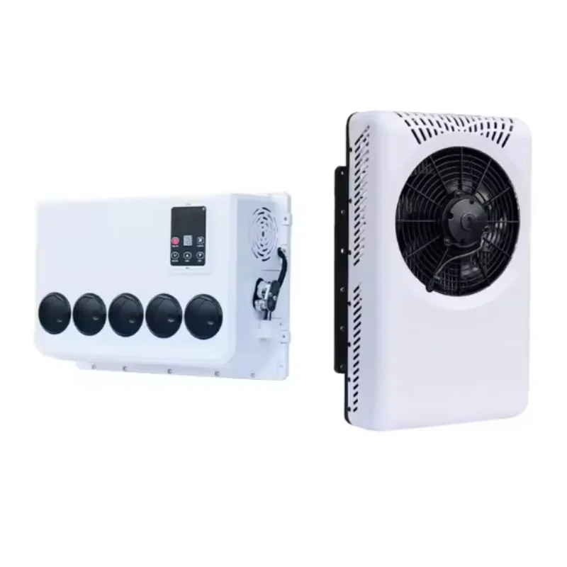 Pokka  Made In China Mini Parking Air Conditioners 12V 24V For Truckes Rv Air Conditioner Split Parking Cooler