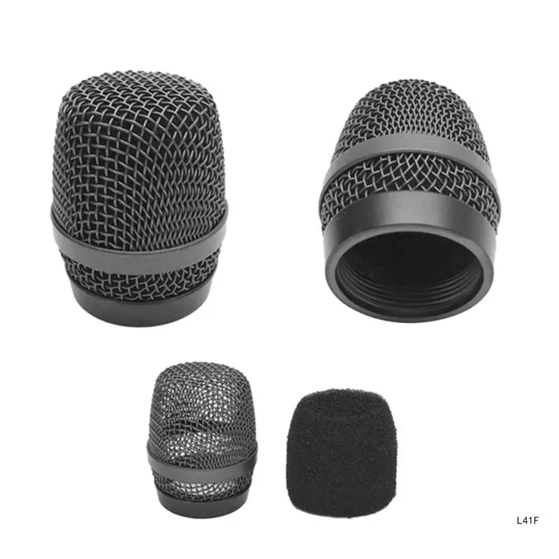 Windscreen Cover Foams Sponge Mic Grille Cover with Black Inside Foam Filter Replacement for E835/E845 MIC Accessories