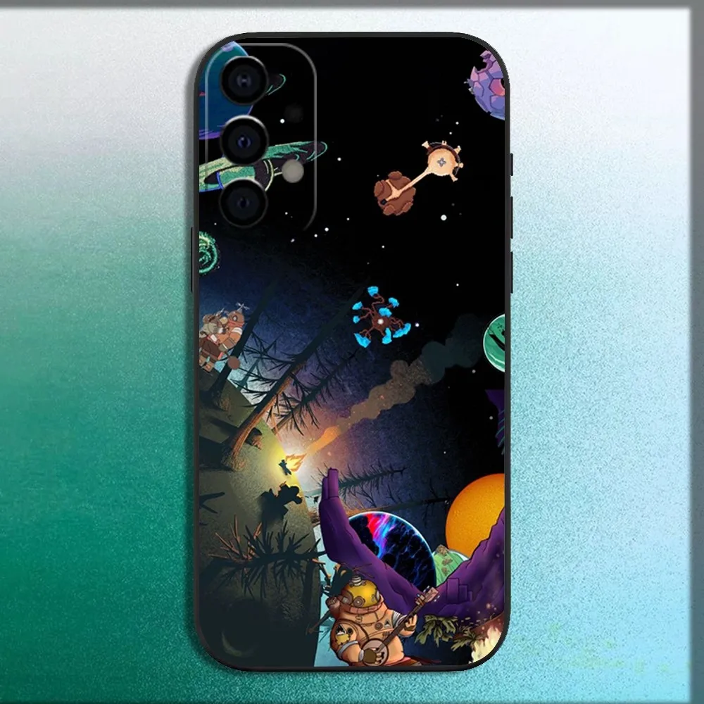 Cool O-Outer Wilds Phone Case For Samsung Galaxy A13,A21s,A22,A31,A32,A52,A53,A71,A80,A91 Soft Black Cover