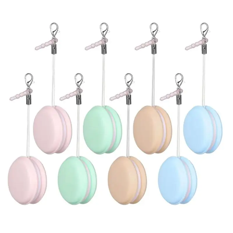 AEE4-Macaron Mobile Phone Screen Cleaner Wiper Screen Brush Cleaning Brush With Decorative Mobile Phone Key Pendant