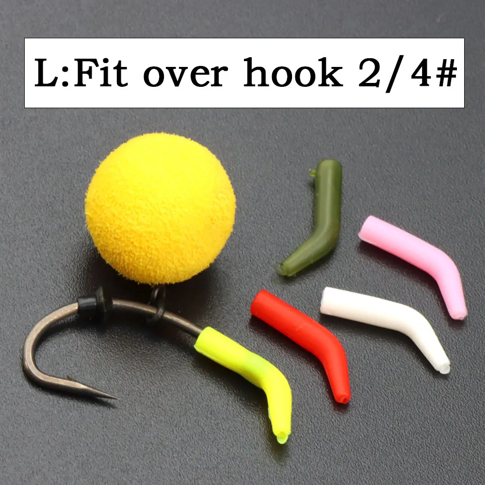 20 Stück Karpfenangelhaken-Kicker, D-Rig-Kicker, Aligner, Hakenhülsen, Anti-Tangle-Hülsen, Haken-Aligner, Angelzubehör – Detail 3