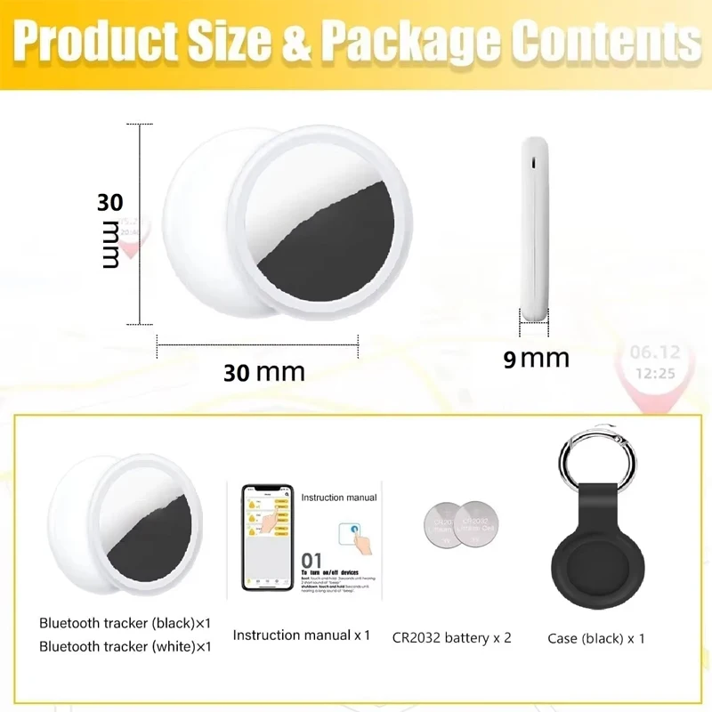 Xiaomi Smart Finder Mini Portable Locator Bluetooth 4.0 Tag Tracker Anti Loss Location الأطفال محفظة محدد موقع الجهاز