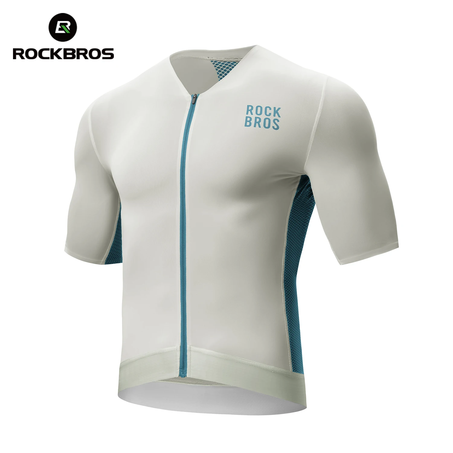 

ROCKBROS Летняя велосипедная майка Легкая дышащая быстро сохнущая короткие рукава Спортивная футболка для гонок Профессиональная одежда для велосипедистов мужская