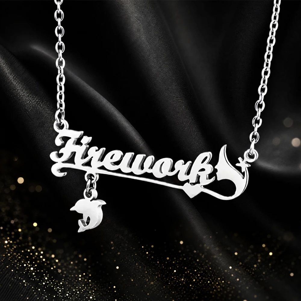 Custom Butterfly Name Necklace For Women Stainless Steel Chocker Necklace Jewelry Gifr For Girlfriend Personalized Birthday Gift view 5