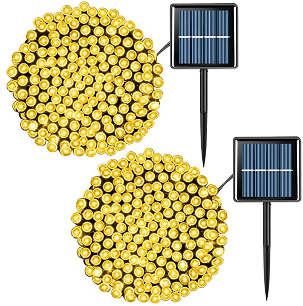 

1 pack Solar String Fairy Light LED Waterproof Outdoor 5M 12M 22M Garland Street Lamp Festoon Christmas Party For Garden Decor