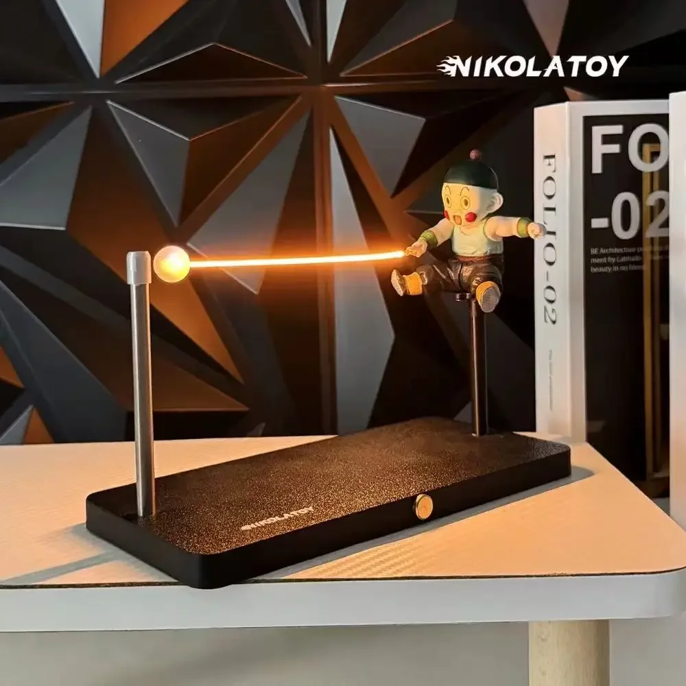 In Stock NikolaToy Dragon Ball Son Goku Kame Hame Ha Night Touch Magnetic Lamp Model Ornament Anime Peripheral Toys Gifts