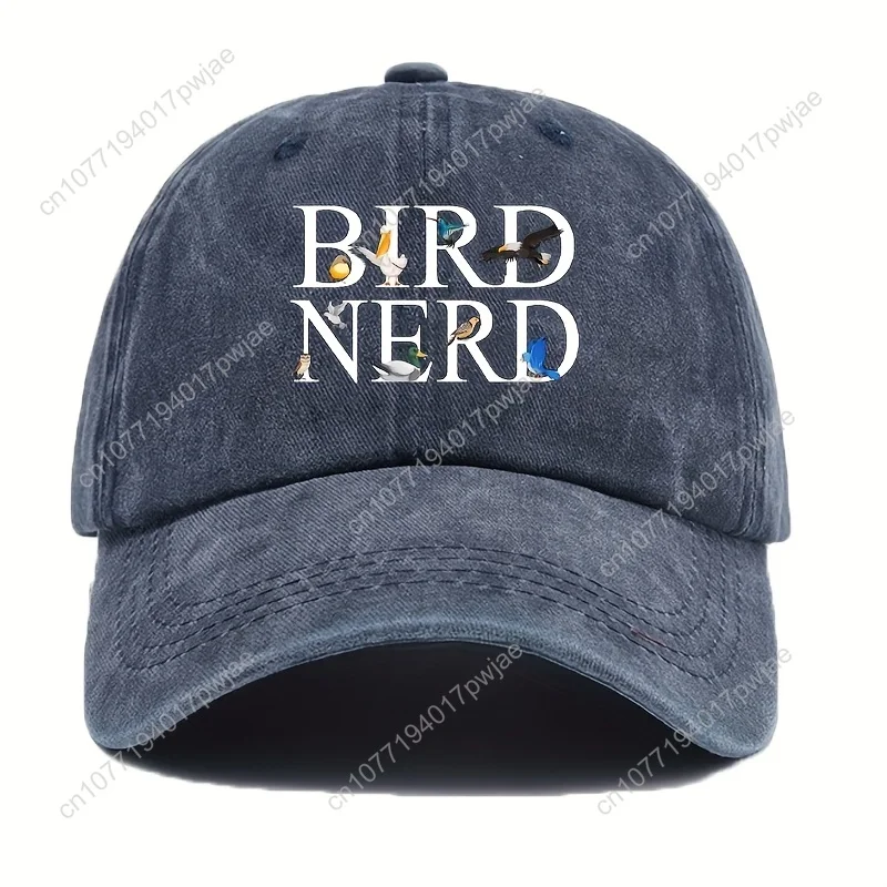 [Retro Bird Cap] Kleurrijke vogelillustraties Unisex Retro Bird Watching Cap |   Verstelbare zachte eendenbekhoed, buitensport en cas