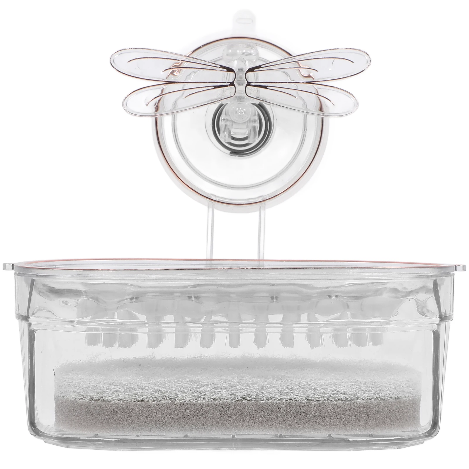 

Suction Cup Soap Holder Practical Punch Free Sponge Rack Wall Mount Shower Soap Dish Strong Suction Kitchen Bathroom