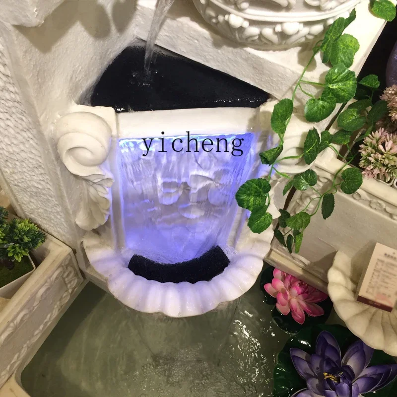 

L7- European corner living room running water fountain indoor rockery fish pond courtyard floor decoration outdoor ornament