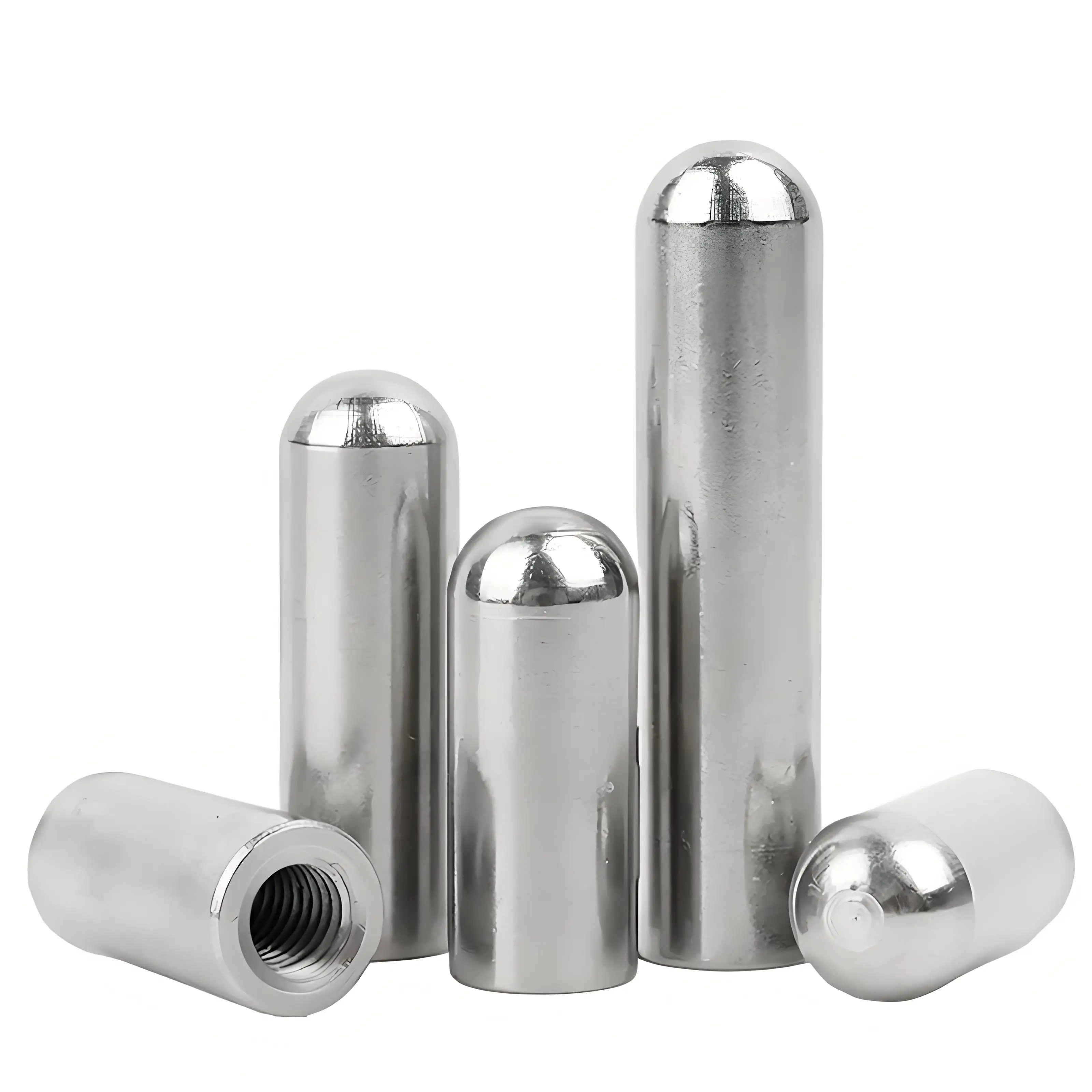 M2 M3 M4 M5 M6 Tassello Filettatura interna Vite Dado Singola testa rotonda 304 Perno cilindrico in acciaio inossidabile Perno di posizionamento hardware