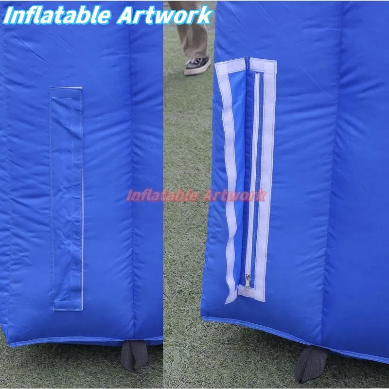 Custom Built ราคาถูก Inflatable ฟุตบอลอุโมงค์ขนาดใหญ่ Blow up Entrance สําหรับกิจกรรมของเล่น