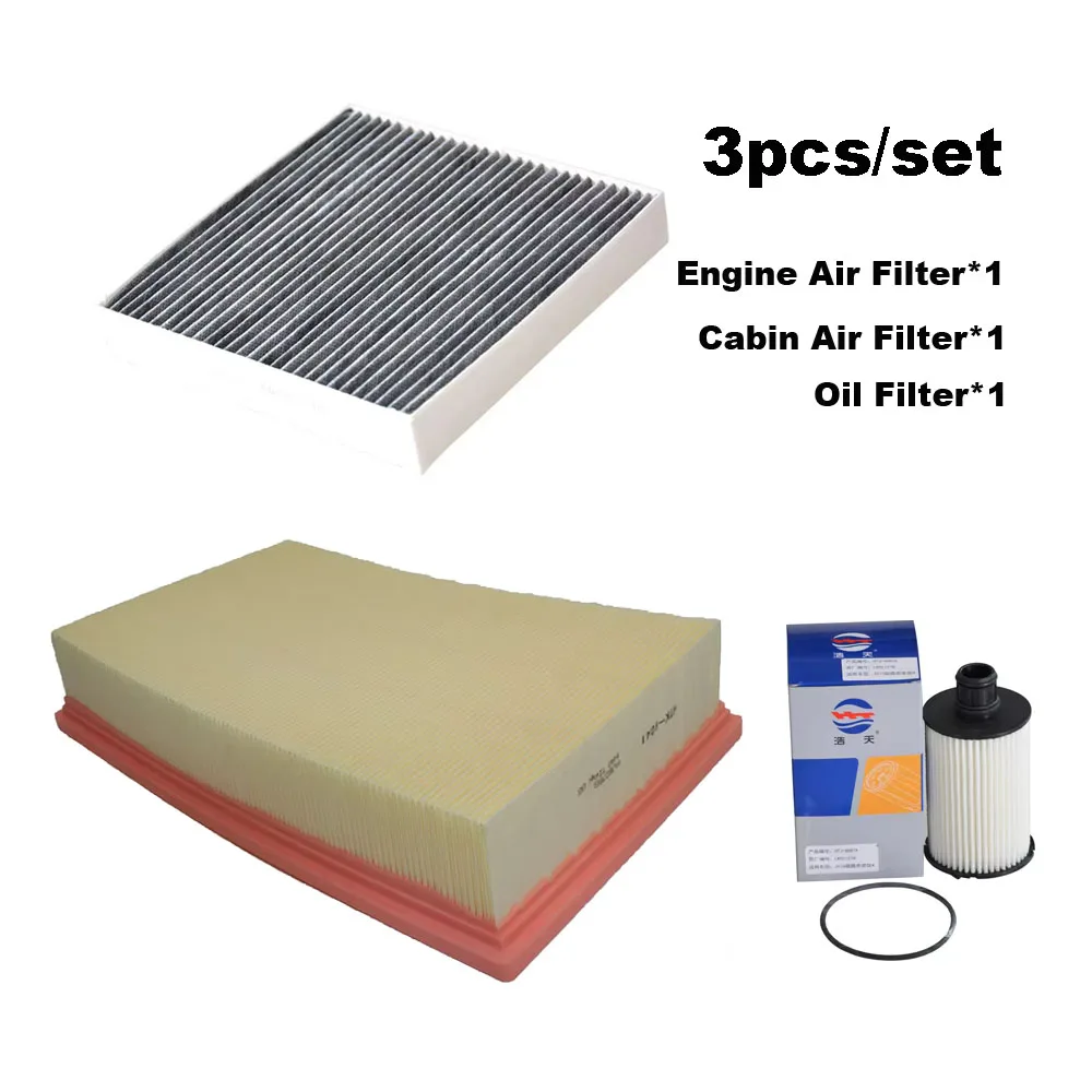 

Набор фильтров из 3 шт. для JAGUAR XF X250 3.0T 5.0T 5.0L XJ XJL X351, аксессуары для воздушного масляного фильтра для кабины двигателя автомобиля AJ82766 02C2Z652