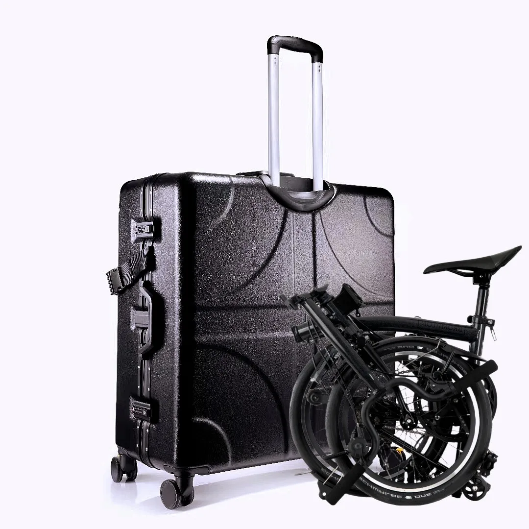 Hard Folding Bicycle Case, Bike Travel Storage Box, HDPE Plastic Bike Pod, Bike Carrying Suitcase