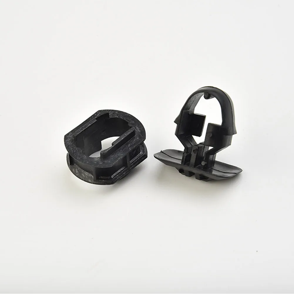 Heat Resistant Easy Installation Clips W/ Grommet Bracket Gloss Kit A0099884278 Accessories Black Parts Side Skirt